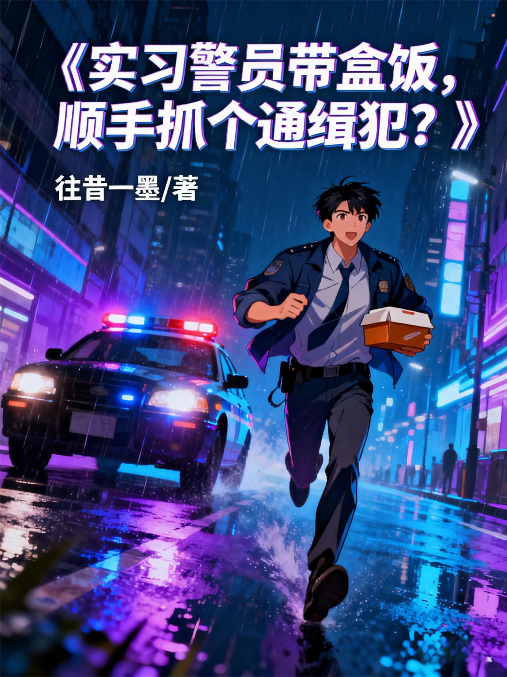 实习警员带盒饭,顺手抓个通缉犯